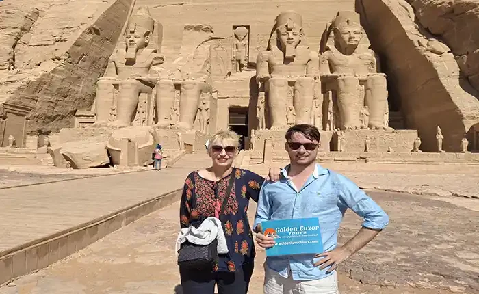 Golden Luxor Tours offer exceptional day trips to the magnificent temple of Ramses II in Egypt Nubian side.