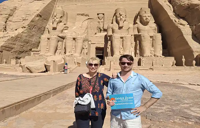 Golden Luxor Tours offer exceptional day trips to the magnificent temple of Ramses II in Egypt Nubian side.