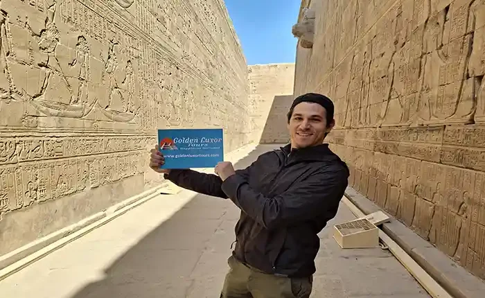 Enjoyable moments in Edfu temple can change your mood