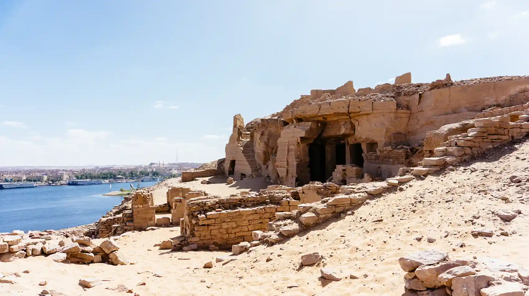 tombs of the nobles tour in Aswan