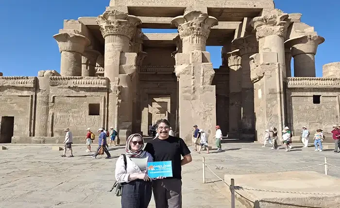 explore the magnificent Carvings and sunken reliefs in the twin temple of Sobek and Horus