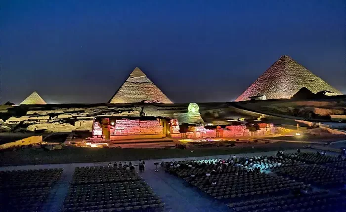 Sound and Light Show Pyramids-Golden Luxor Tours